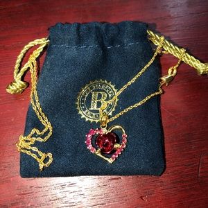 Ruby Pendant Necklace 